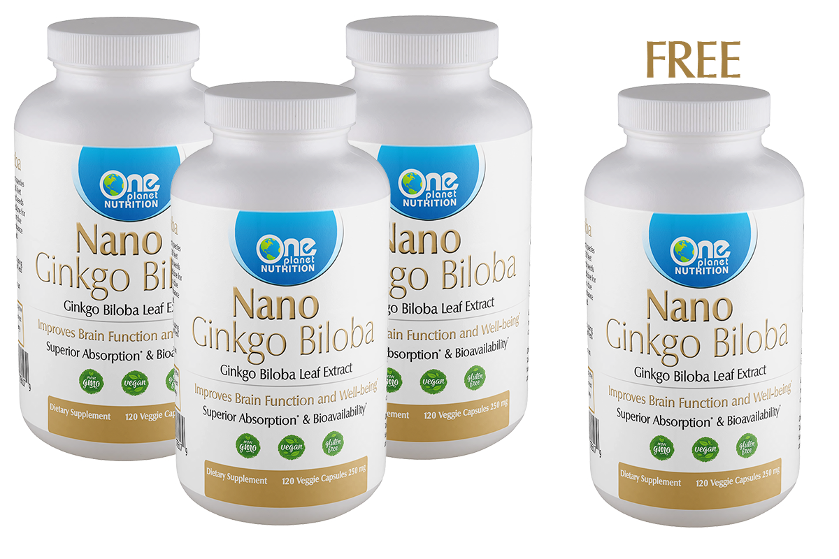 Nano Ginkgo Biloba - 120 Caps